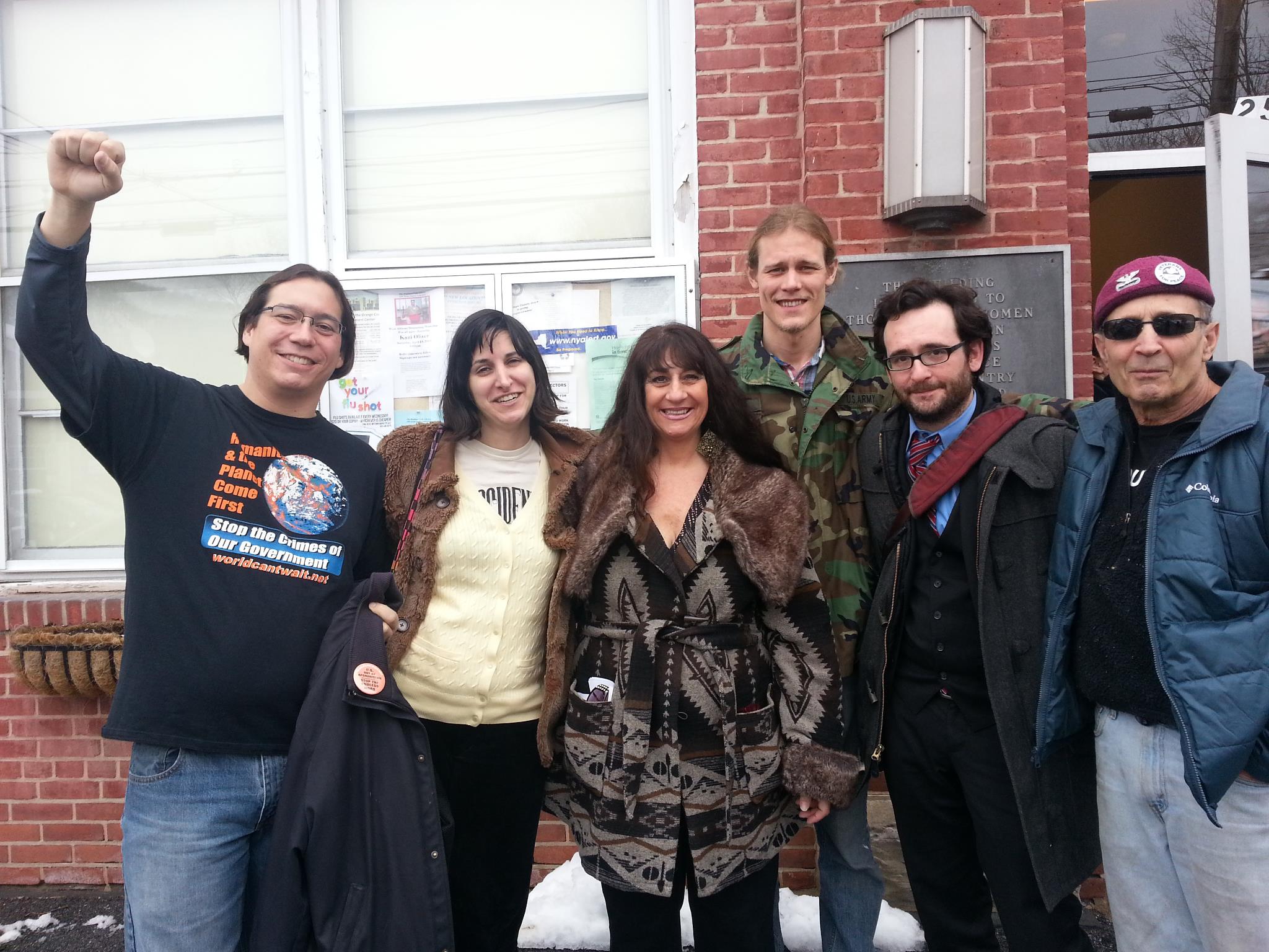 West Point Protesters after Sentencing (Beverly Rice not pictured)